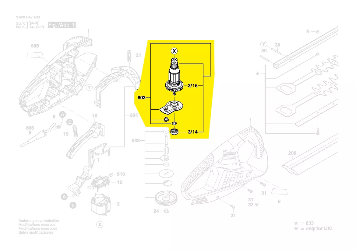 Induit BOSCH réf. 2 609 004 699